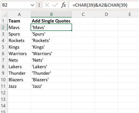 Excel single quotes advanced techniques