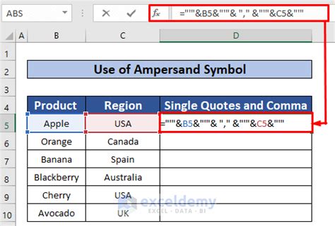Excel single quotes formulas