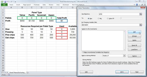 Advantages of Excel Solver