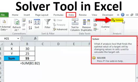 Excel Solver for Math