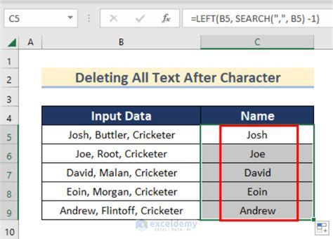 Excel String After Character
