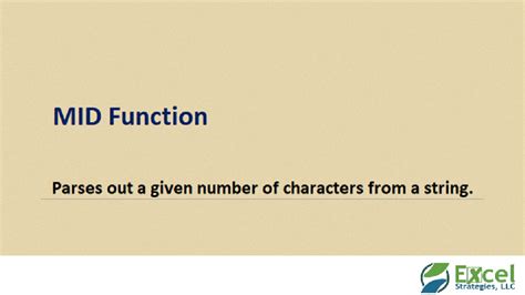 Excel String Manipulation