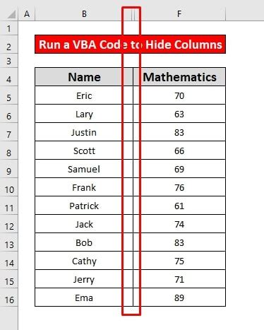 Excel VBA Hide Multiple Rows