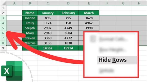Excel VBA Hide Rows Best Practices