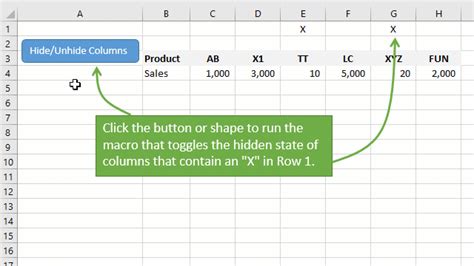 Excel VBA Toggle Hide Unhide