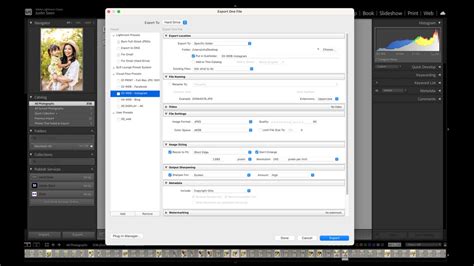 Export Settings