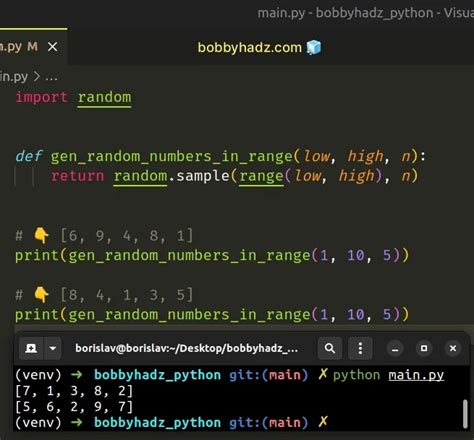 Generating Random Numbers within a Range