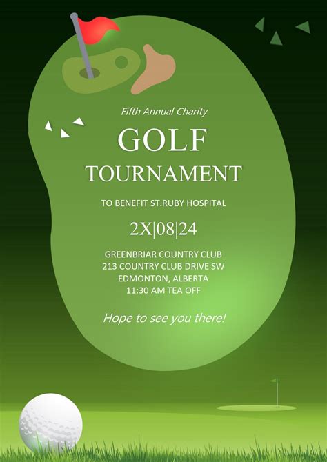 Golf template 4
