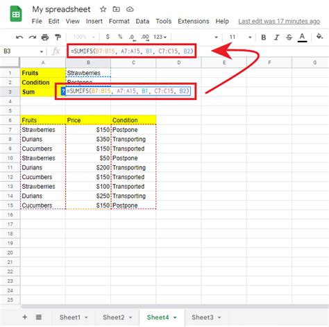 Google Sheets Functions to Sum Across Sheets