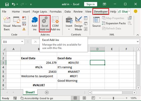 Importing Sheets from Other Workbooks Using Excel Add-ins
