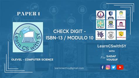 ISBN check digit calculation