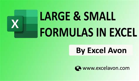 LARGE and SMALL Formulas for Ranking