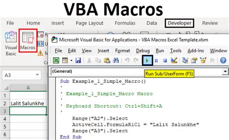 Description of Macros and VBA