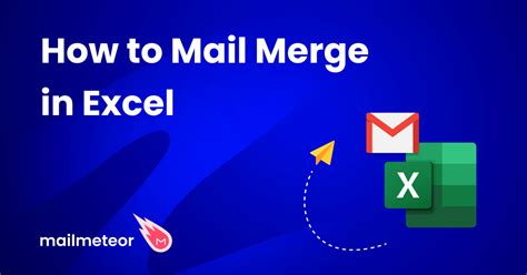Mail merge in Excel