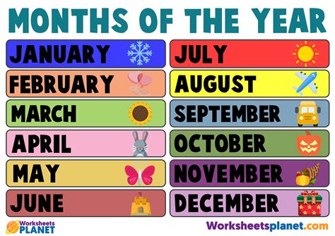 Months in a year