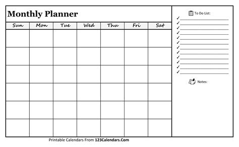 Personal planning months