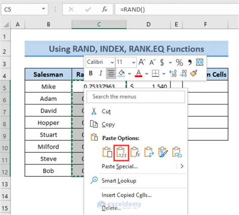 Practical Applications of Random Cell Selection
