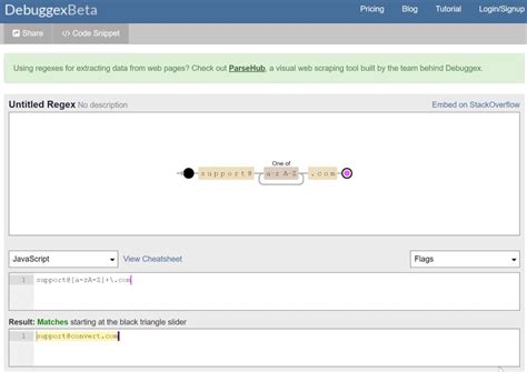 Regex Debugging