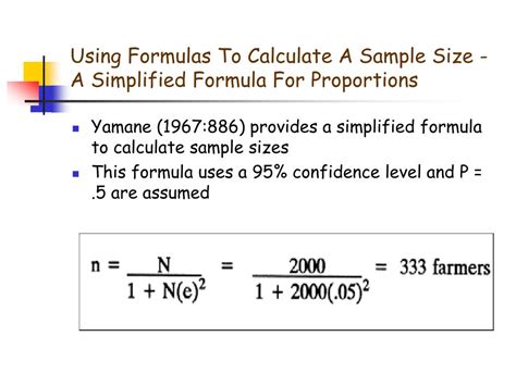 Description of Sample Size Formula 10
