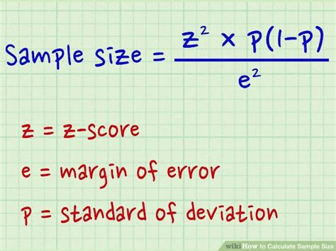 Description of Sample Size Formula 4