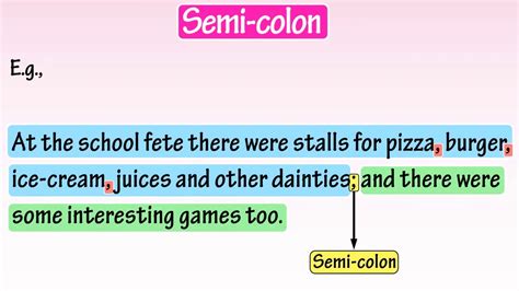 Using Semi-Colons in Data