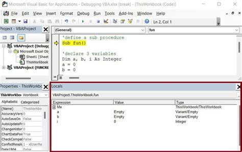 VBA Debug Example 2