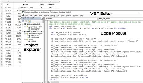 VBA Project Structure