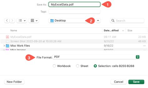 Workbook Export Tips